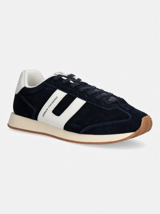 Zdjęcie produktu Armani Exchange sneakersy męskie zamszowe granatowy
