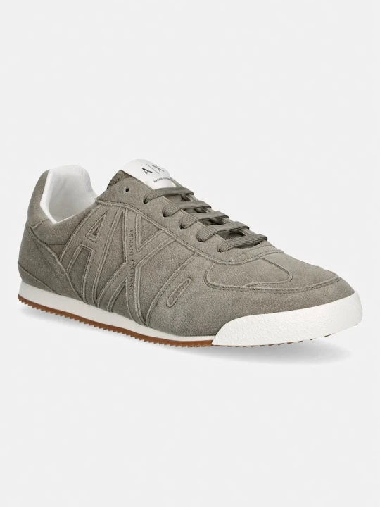 Zdjęcie produktu Armani Exchange sneakersy męskie zamszowe zielony