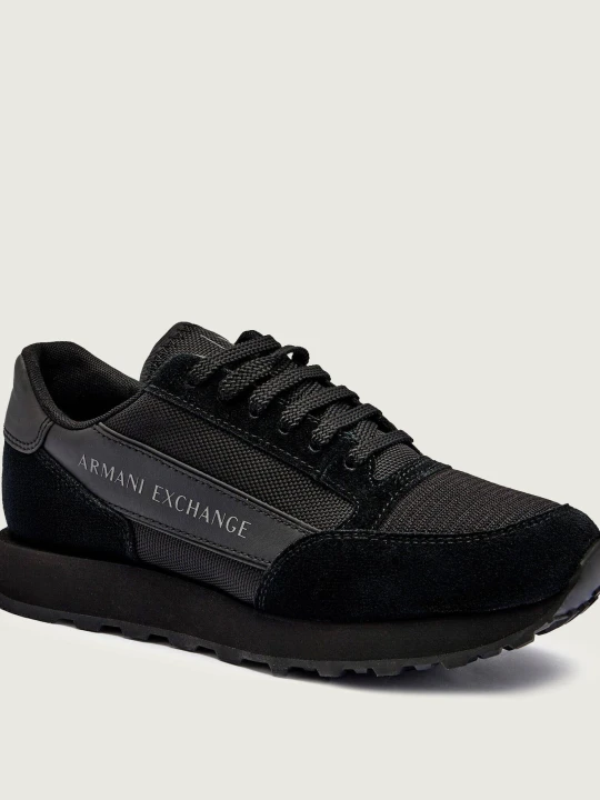 Zdjęcie produktu Armani Exchange Sneakersy | z dodatkiem skóry czarny