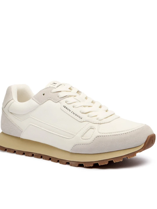 Zdjęcie produktu Armani Exchange Sneakersy | z dodatkiem skóry biały