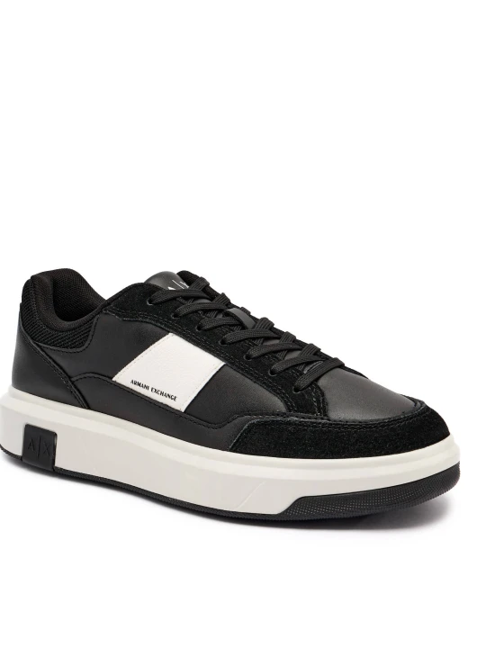 Zdjęcie produktu Armani Exchange Sneakersy | z dodatkiem skóry czarny