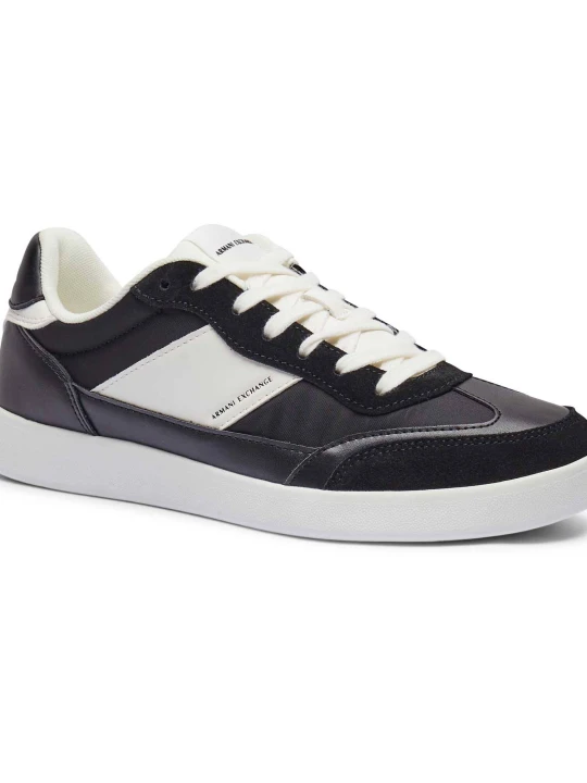 Zdjęcie produktu Armani Exchange Sneakersy | z dodatkiem skóry czarny