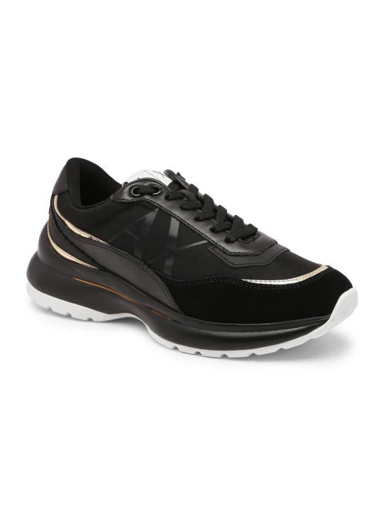 Zdjęcie produktu Armani Exchange Sneakersy | z dodatkiem skóry czarny