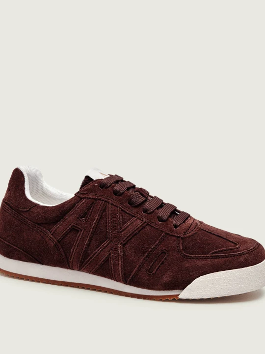 Zdjęcie produktu Armani Exchange Sneakersy | zamsz brązowy