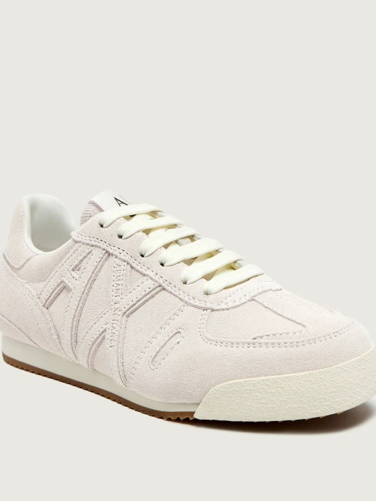 Zdjęcie produktu Armani Exchange Sneakersy | zamsz biały