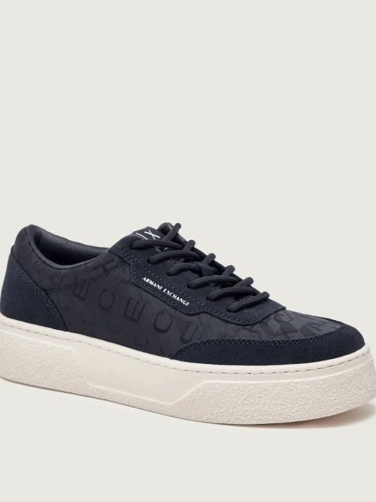 Zdjęcie produktu Armani Exchange Sneakersy | zamsz granatowy
