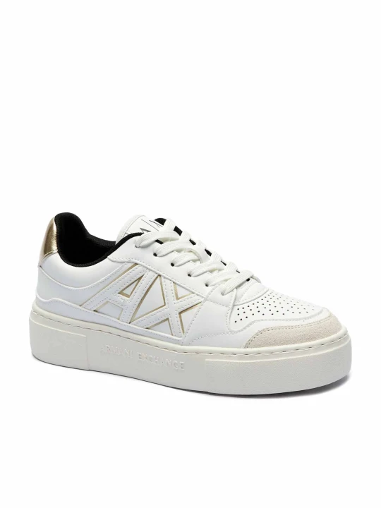 Zdjęcie produktu Armani Exchange Sneakersy | zamsz biały