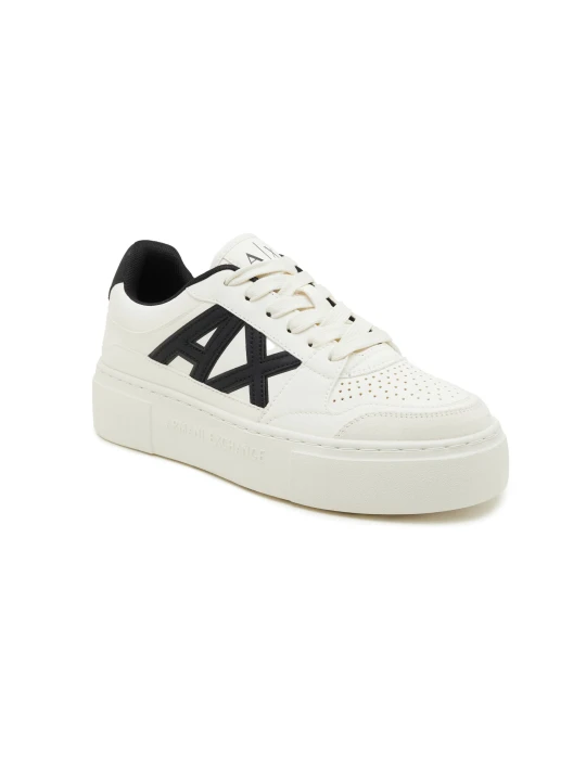 Zdjęcie produktu Armani Exchange Sneakersy | zamsz biały