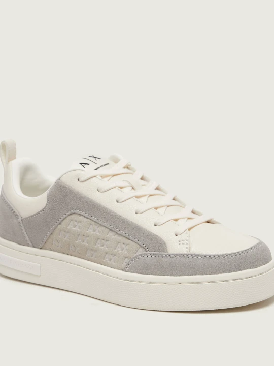 Zdjęcie produktu Armani Exchange Sneakersy | zamsz ecru