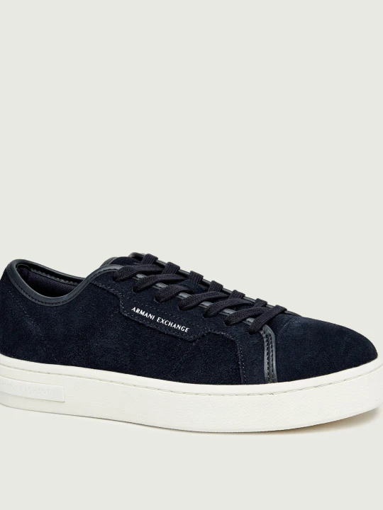 Zdjęcie produktu Armani Exchange Sneakersy | zamsz granatowy