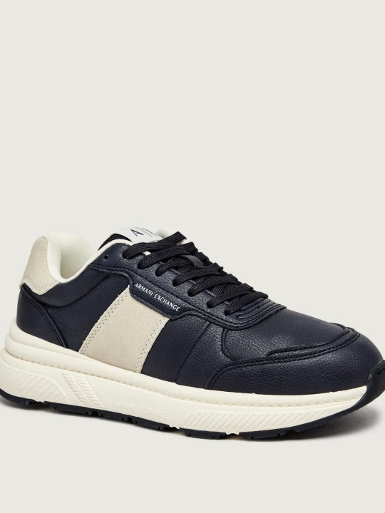 Zdjęcie produktu Armani Exchange Sneakersy | zamsz granatowy