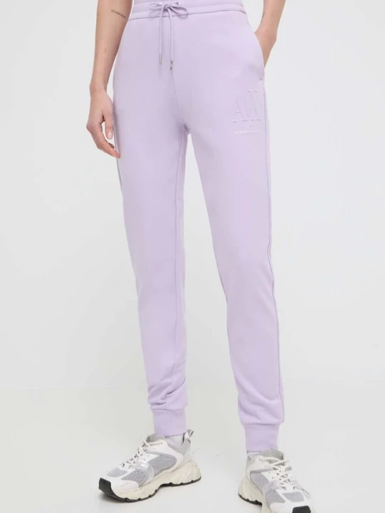 Zdjęcie produktu Armani Exchange spodnie fioletowy