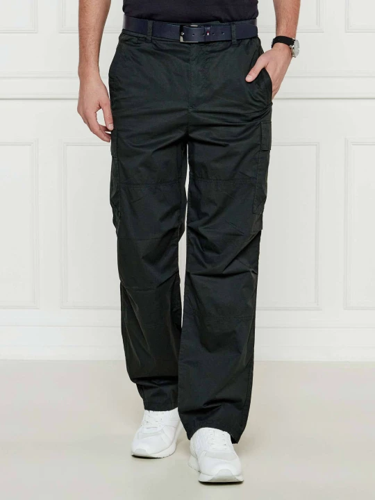 Zdjęcie produktu Armani Exchange Spodnie cargo | Oversize fit butelkowa zieleń