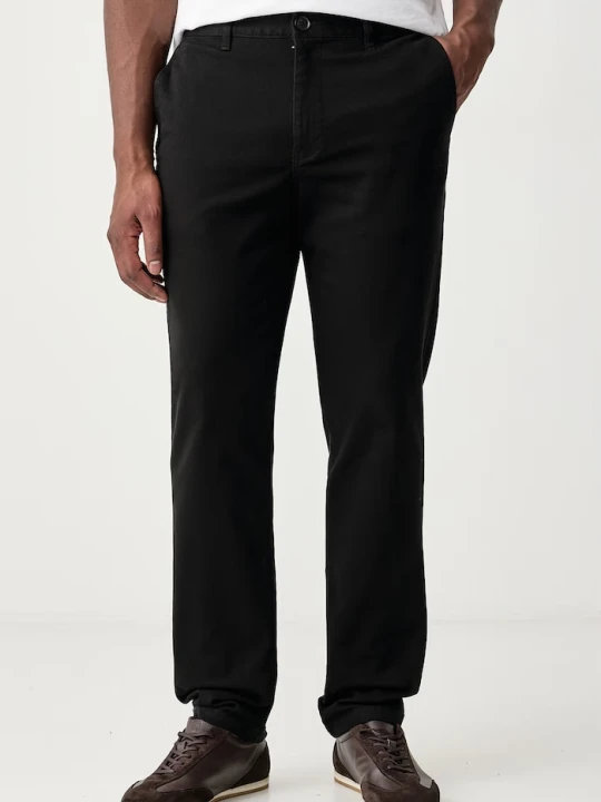 Zdjęcie produktu Armani Exchange spodnie chinos męskie bawełniane z elastanem czarny