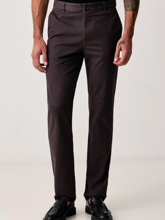 Zdjęcie produktu Armani Exchange spodnie chinos męskie bawełniane z elastanem szary