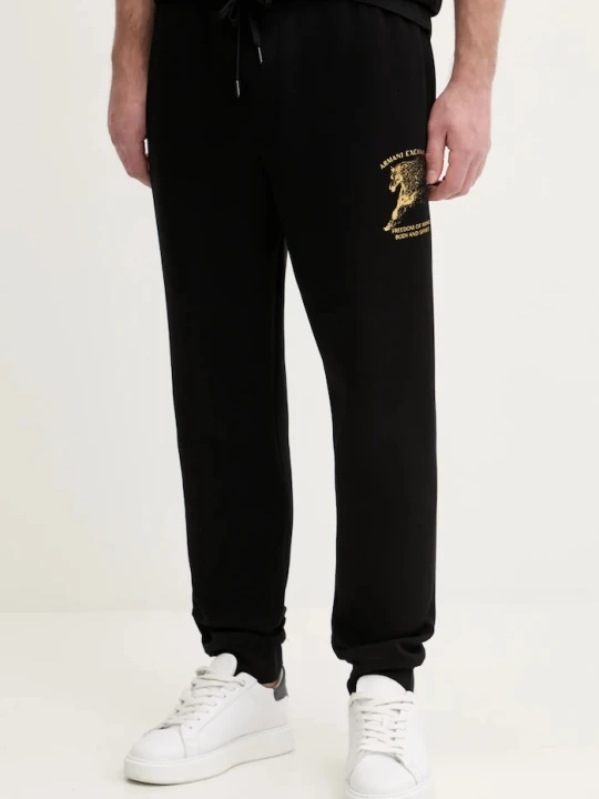 Zdjęcie produktu Armani Exchange spodnie dresowe czarny