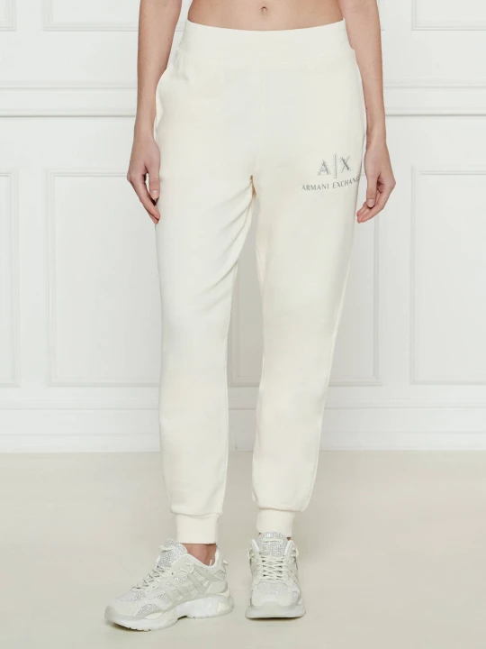 Zdjęcie produktu Armani Exchange Spodnie dresowe | Regular Fit ecru
