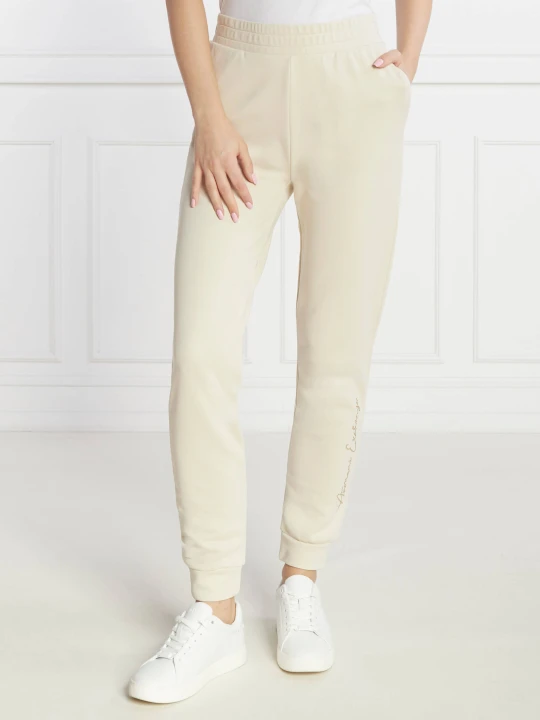 Zdjęcie produktu Armani Exchange Spodnie dresowe | Regular Fit beżowy