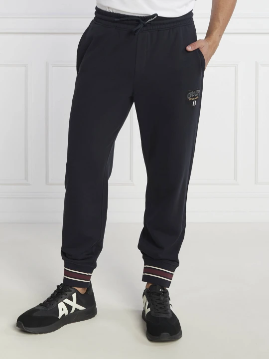 Zdjęcie produktu Armani Exchange Spodnie dresowe | Regular Fit granatowy