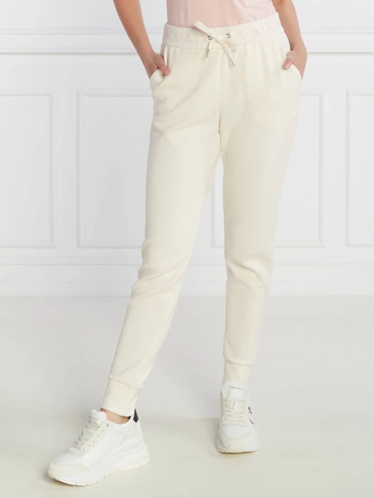 Zdjęcie produktu Armani Exchange Spodnie dresowe | Regular Fit kremowy