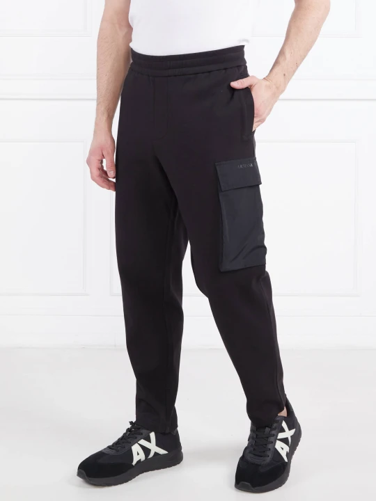 Zdjęcie produktu Armani Exchange Spodnie dresowe | Regular Fit czarny