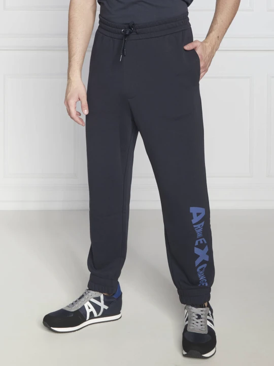 Zdjęcie produktu Armani Exchange Spodnie dresowe | Regular Fit granatowy