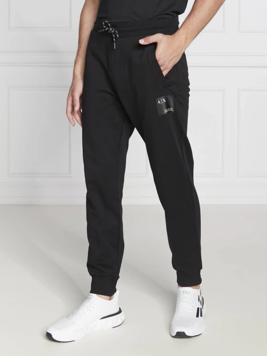 Zdjęcie produktu Armani Exchange Spodnie dresowe | Regular Fit czarny