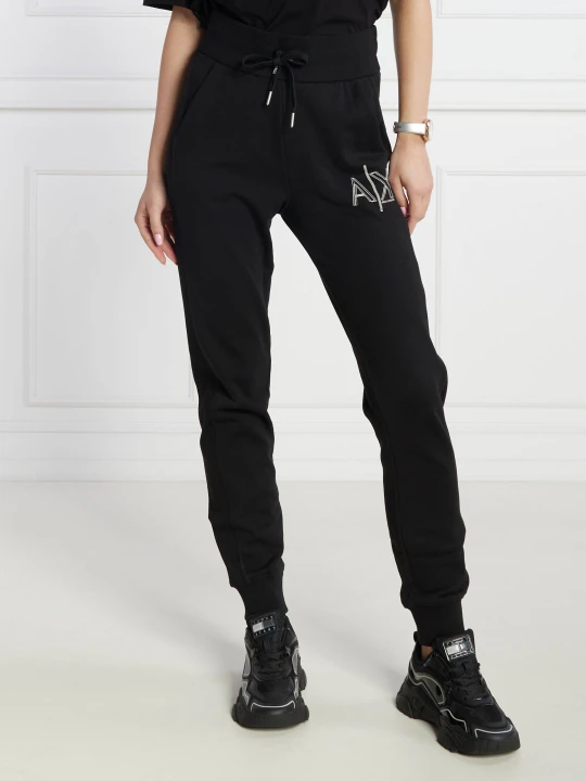 Zdjęcie produktu Armani Exchange Spodnie dresowe | Slim Fit czarny