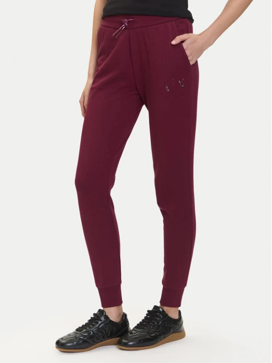 Zdjęcie produktu Armani Exchange Spodnie dresowe XW000986 AF16114 UA343 Bordowy Relaxed Fit