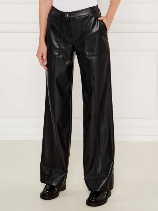 Zdjęcie produktu Armani Exchange Spodnie | flare fit czarny