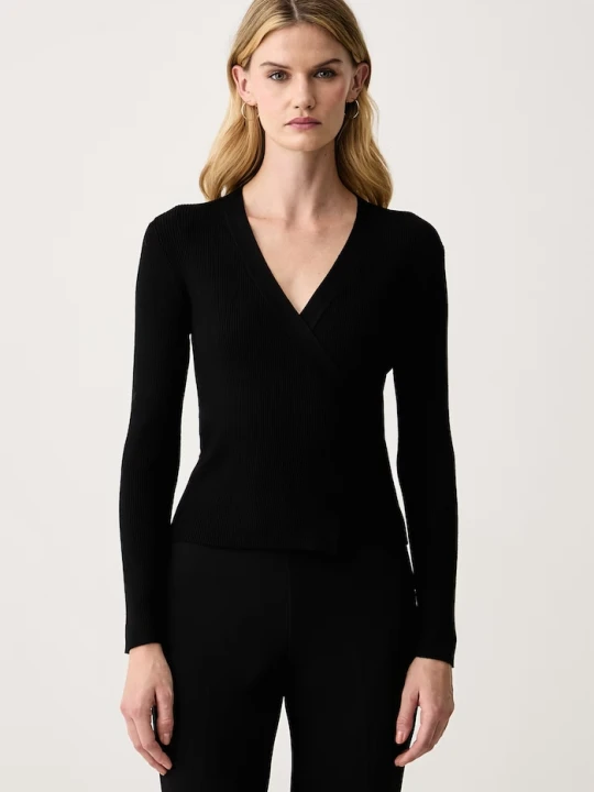 Zdjęcie produktu Armani Exchange spodnie garniturowe damskie czarny