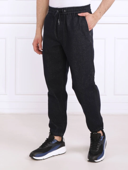Zdjęcie produktu Armani Exchange Spodnie jogger | Regular Fit granatowy
