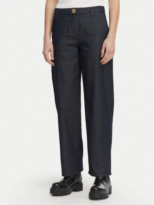 Zdjęcie produktu Armani Exchange Spodnie materiałowe XW002257 AF21337 MB001 Granatowy Relaxed Fit