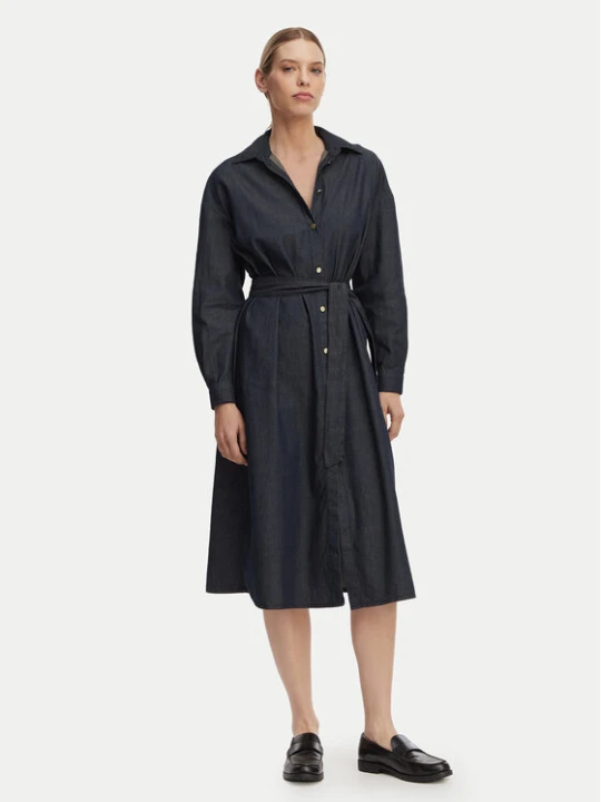 Zdjęcie produktu Armani Exchange Sukienka koszulowa XW001794 AF21337 MB001 Granatowy Regular Fit