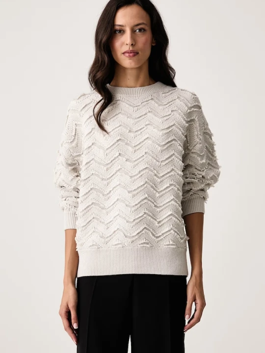 Zdjęcie produktu Armani Exchange sweter damski z wełną beżowy