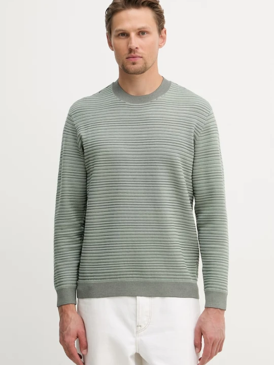 Zdjęcie produktu Armani Exchange sweter męski z wiskozą zielony