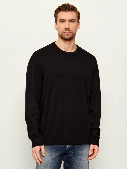 Zdjęcie produktu Armani Exchange Sweter | Regular Fit czarny