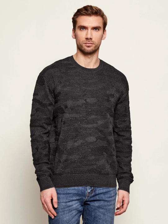 Zdjęcie produktu Armani Exchange Sweter | Regular Fit czarny