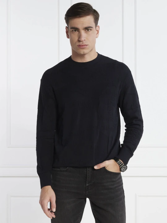 Zdjęcie produktu Armani Exchange Sweter | Regular Fit czarny