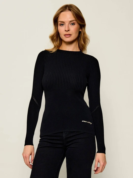 Zdjęcie produktu Armani Exchange Sweter | Slim Fit czarny