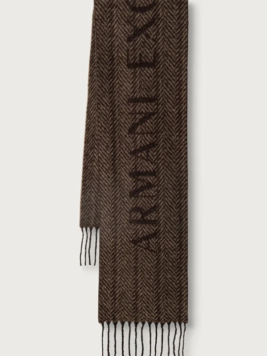 Zdjęcie produktu Armani Exchange szalik damski brązowy