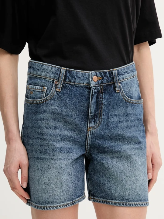 Zdjęcie produktu Armani Exchange szorty damskie jeansowe niebieski