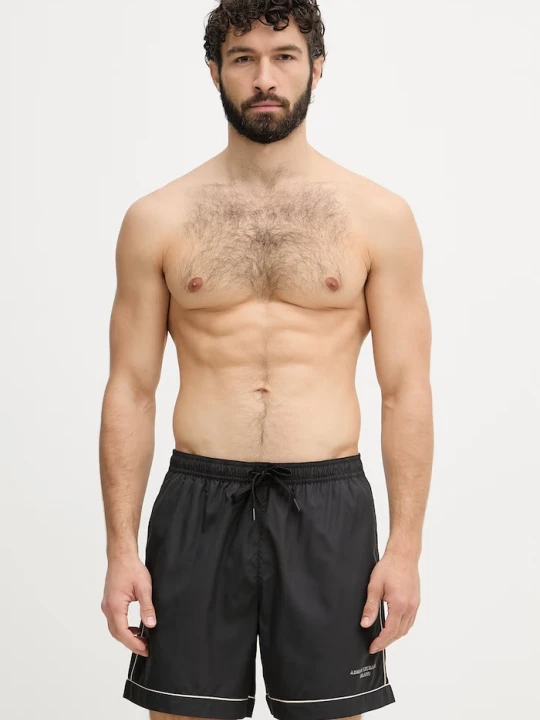 Zdjęcie produktu Armani Exchange szorty kąpielowe męskie czarny