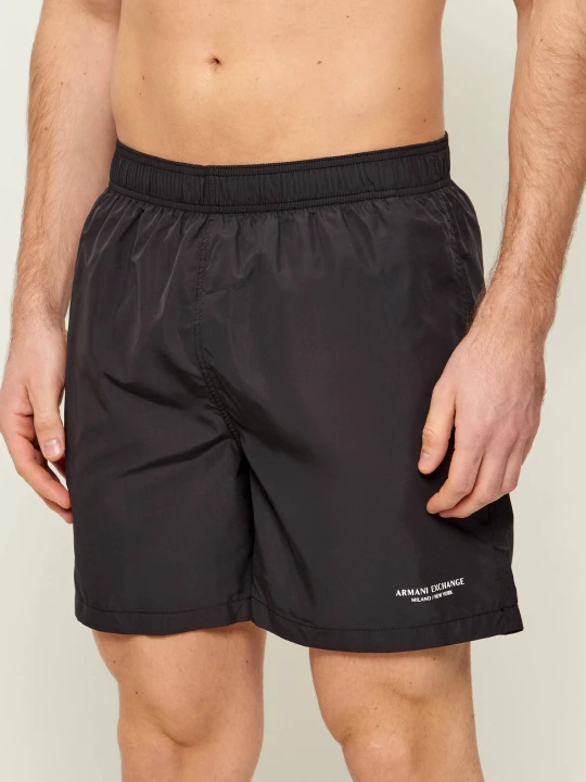 Zdjęcie produktu Armani Exchange Szorty kąpielowe | Regular Fit czarny