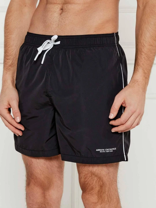 Zdjęcie produktu Armani Exchange Szorty kąpielowe | Regular Fit czarny