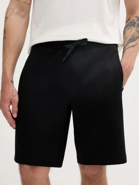 Zdjęcie produktu Armani Exchange szorty męskie z bawełną czarny