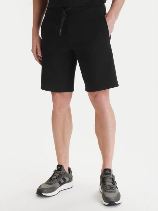 Zdjęcie produktu Armani Exchange Szorty sportowe XM000372 AF10818 UC001 Czarny Regular Fit