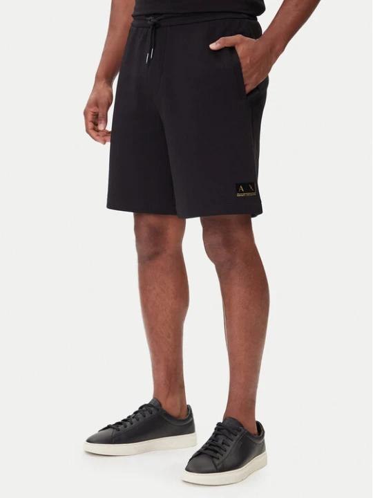 Zdjęcie produktu Armani Exchange Szorty sportowe XM001887 AF10818 MC004 Czarny Regular Fit