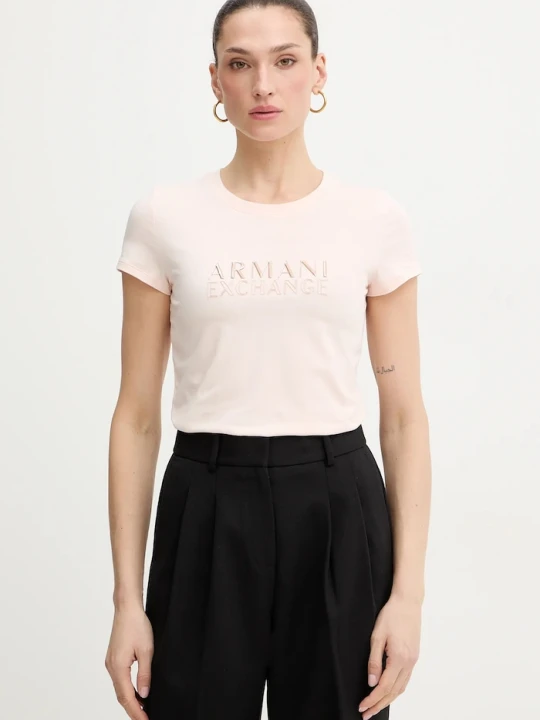 Zdjęcie produktu Armani Exchange t-shirt różowy