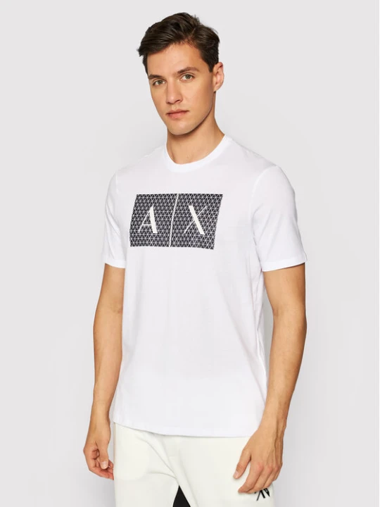 Zdjęcie produktu Armani Exchange T-Shirt 8NZTCK Z8H4Z 1100 Biały Slim Fit